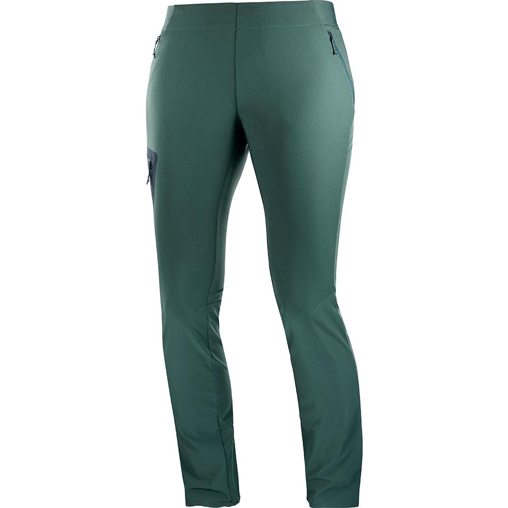 Salomon WAYFARER ALPINE W Pantalones Mujer - Verde - Colombia (98653-YMJX)